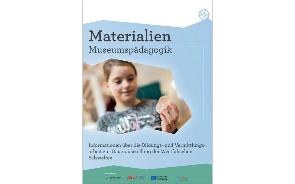 Dieser Flyer liefert Informationen über die Bildungs- und Vermittlungsarbeit zur Dauerausstellung der Westfälischen Salzwelten.