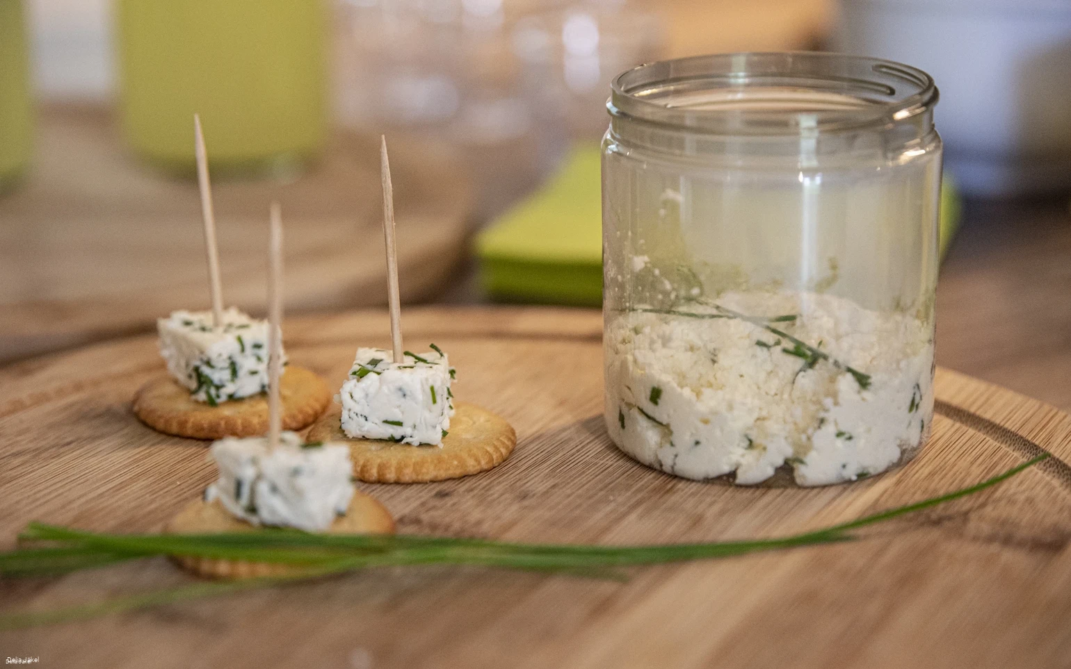 Ergebnis, selbst gemachter Käse (Workshop)