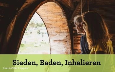 Nach einer kurzen Ortsführung steht die Gradiertechnik am neuen Erlebnisgradierwerk im Mittelpunkt dieser Führung.