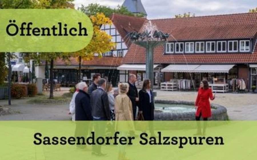 Ein Rundgang durch Bad Sassendorf zu den Orten der Salzgeschichte, wie dem Salzesel auf dem Sälzerplatz.